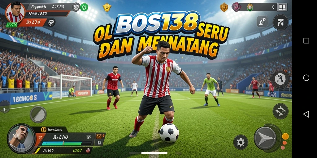 Screenshot utama BOS138 menampilkan aksi seru dalam permainan olahraga.