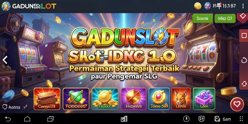 Tampilan gameplay yang seru dan menarik di GADUNSLOT.