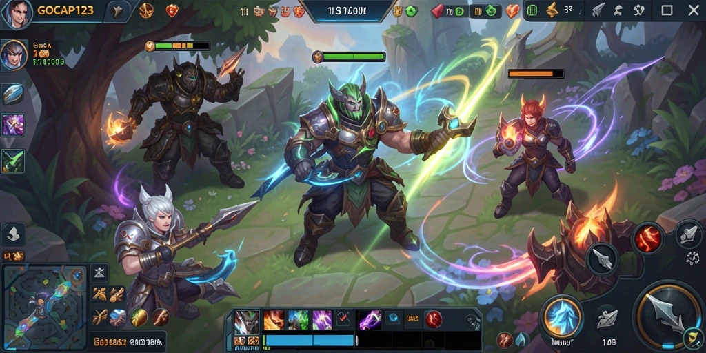Tangkapan layar dari gameplay GOCAP123 yang mendebarkan.