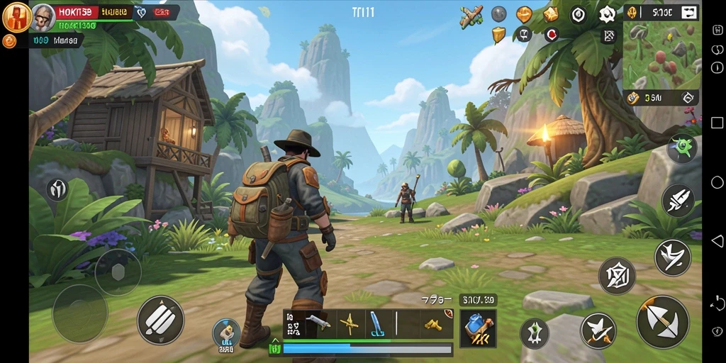 Tampilan gameplay HOKI138 dalam dunia terbuka yang memukau.
