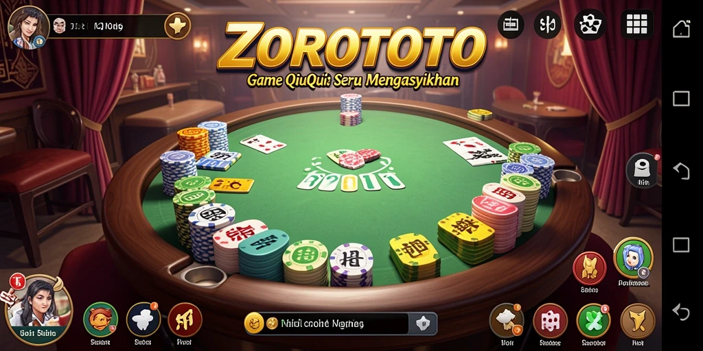 Tampilan menarik gameplay QiuQiu di ZOROTOTO.